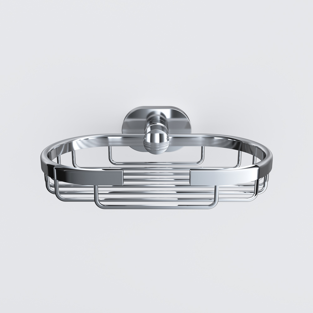 Am.Pm Sense Мыльница с латунной чашей, подвесная, цвет: хром глянцевый A7434600