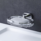 Am.Pm Sense Мыльница с латунной чашей, подвесная, цвет: хром глянцевый A7434600