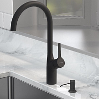 Am.Pm X-Joy Дозатор для жидкого мыла, встраиваемый, цвет: черный матовый A8437122