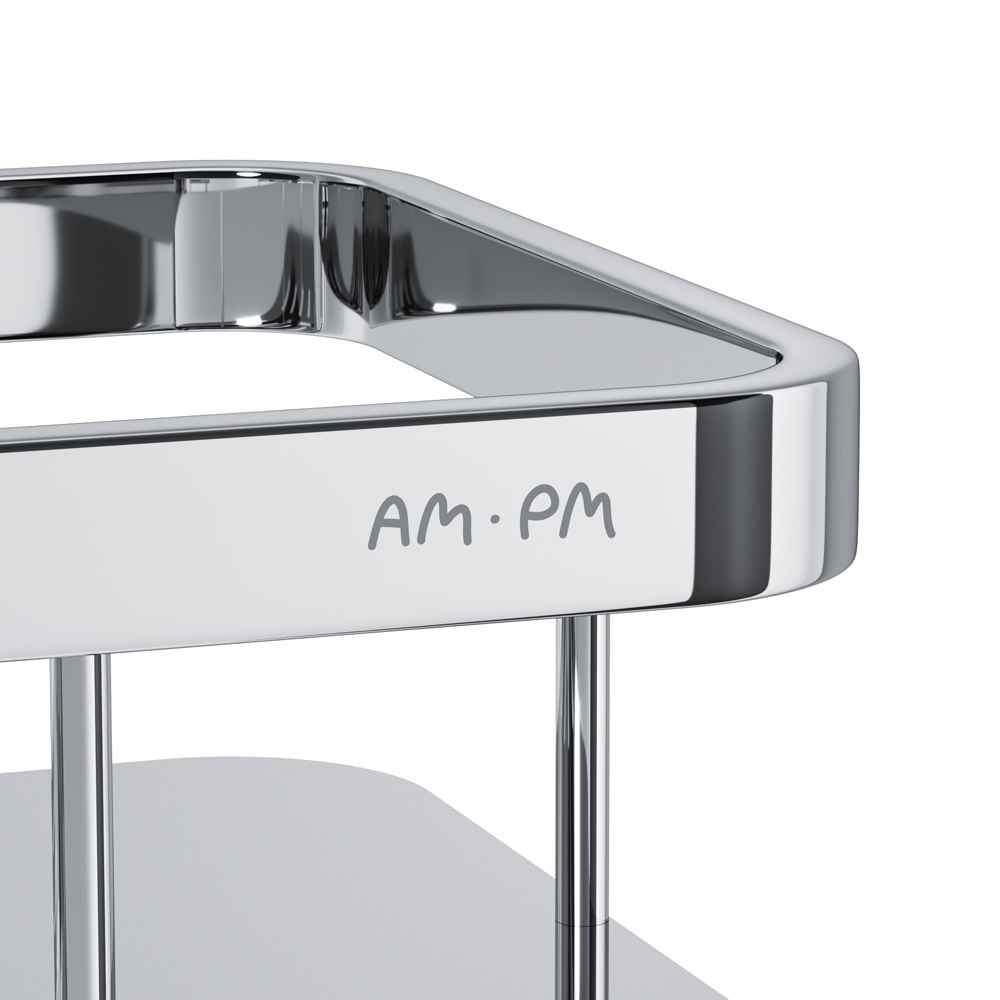 Am.Pm Sense L Полка подвесная 34,5 см, цвет: хром глянцевый A7453100