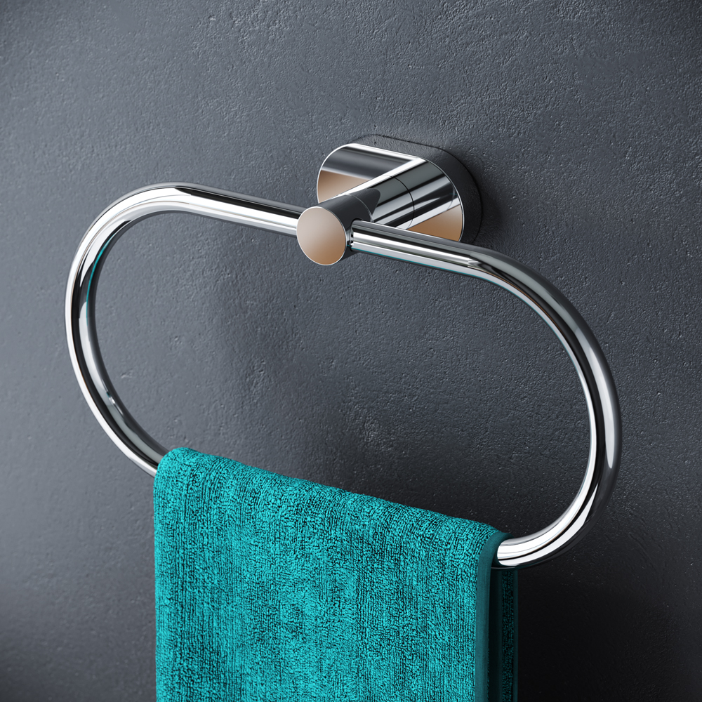 Am.Pm Sense L Полотенцедержатель 21х11,8 см, подвесной, цвет: хром глянцевый A7434400