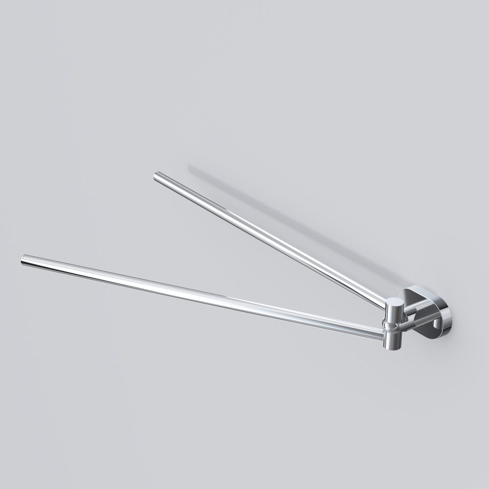 Am.Pm Sense L Полотенцедержатель 38 см, подвесной, поворотный двойной, цвет: хром глянцевый A7432600