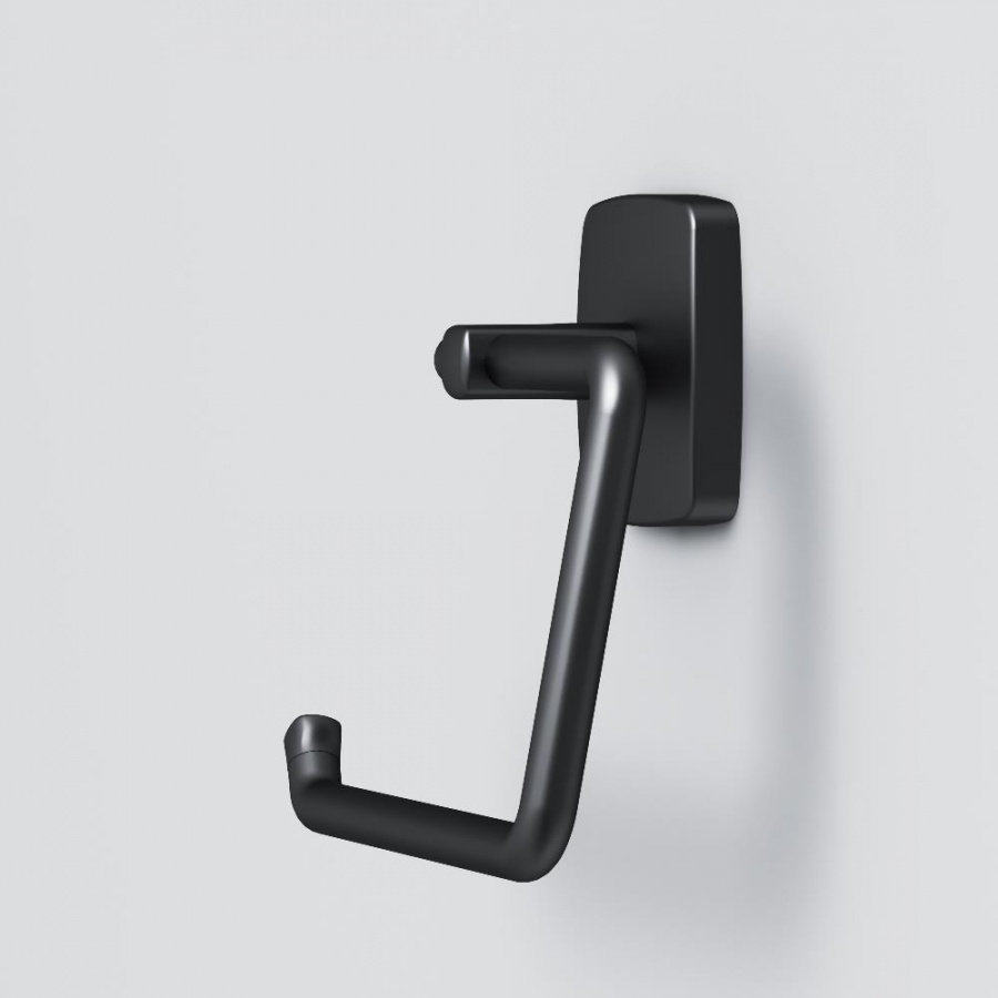 Am.Pm Gem Держатель туалетной бумаги открытый, подвесной, цвет: черный матовый A9034122