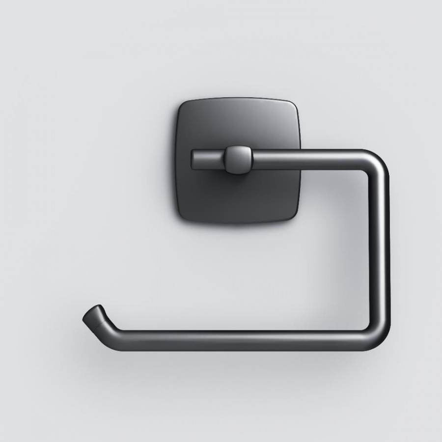 Am.Pm Gem Держатель туалетной бумаги открытый, подвесной, цвет: черный матовый A9034122