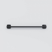 Am.Pm Gem Полотенцедержатель 50 см, подвесной, цвет: черный матовый A90346422