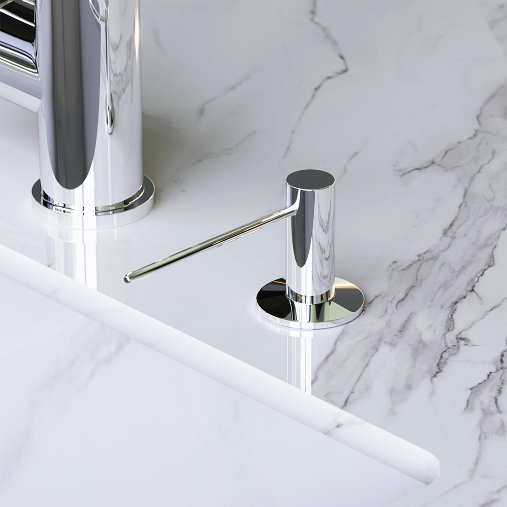 Am.Pm Gem Дозатор для жидкого мыла, встраиваемый, цвет: хром глянцевый A9037200