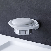 Am.Pm Sense Мыльница со стеклянной чашей, подвесная, цвет: хром глянцевый A7434200