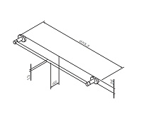 Am.Pm Sense L Полотенцедержатель 65,5 см, подвесной, цвет: хром глянцевый A74346400