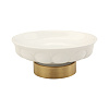 Migliore Olivia Mыльница с керамической чашей, настольная, цвет: бронза 17416