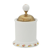 Migliore Provance Баночка низкая 10h, с крышкой, керамика с декором, цвет: бронза 17616