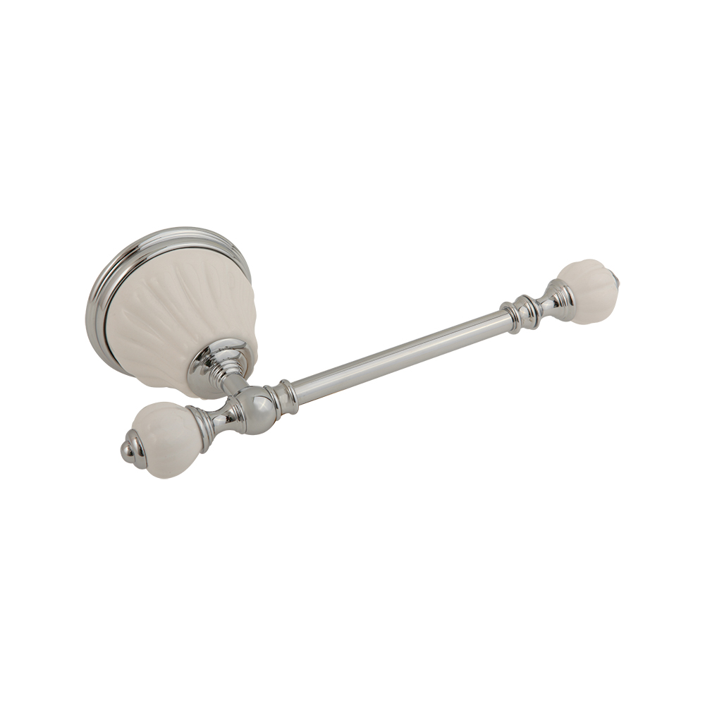 Migliore Olivia Бумагодержатель, керамика, цвет: белый/хром 17482