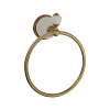Migliore Olivia Полотенцедержатель-кольцо, керамика, цвет: белый/бронза 17429