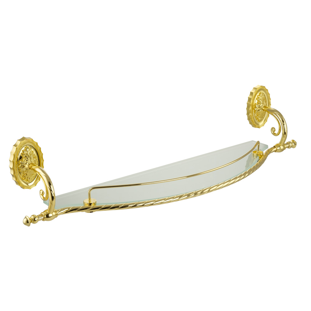 Migliore Edera Полка 65 см, стекло, цвет: золото 16946