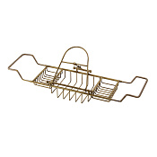 Migliore Complementi Полка-решётка на ванну с подставкой для книг, цвет: бронза 22005