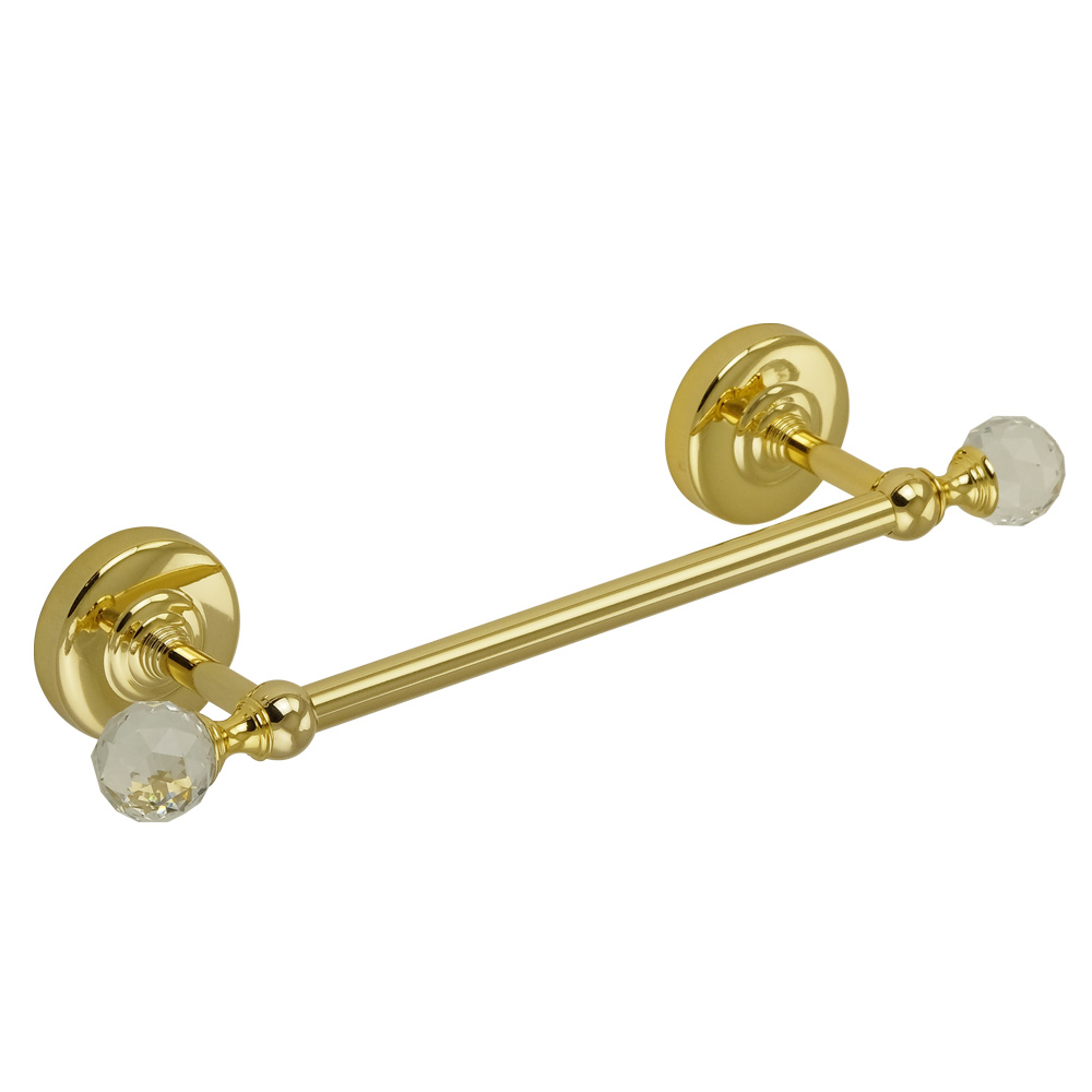 Migliore Amerida Полотенцедержатель 30 см, стекло, Swarovski, цвет: золото 16603