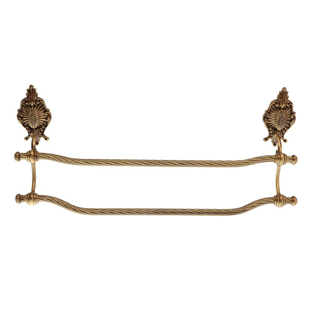 Migliore Elisabetta Полотенцедержатель двойной 60 см, цвет: бронза 17006
