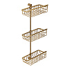 Migliore Complementi Полка-решетка тройная 26x15x60h, цвет: бронза 22028