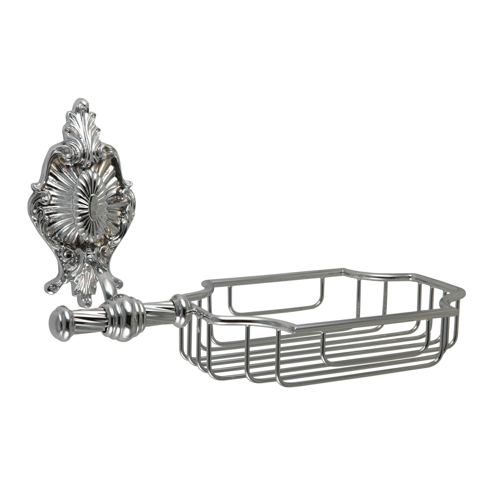 Migliore Elisabetta Полка-корзинка настенная, цвет: хром 17042