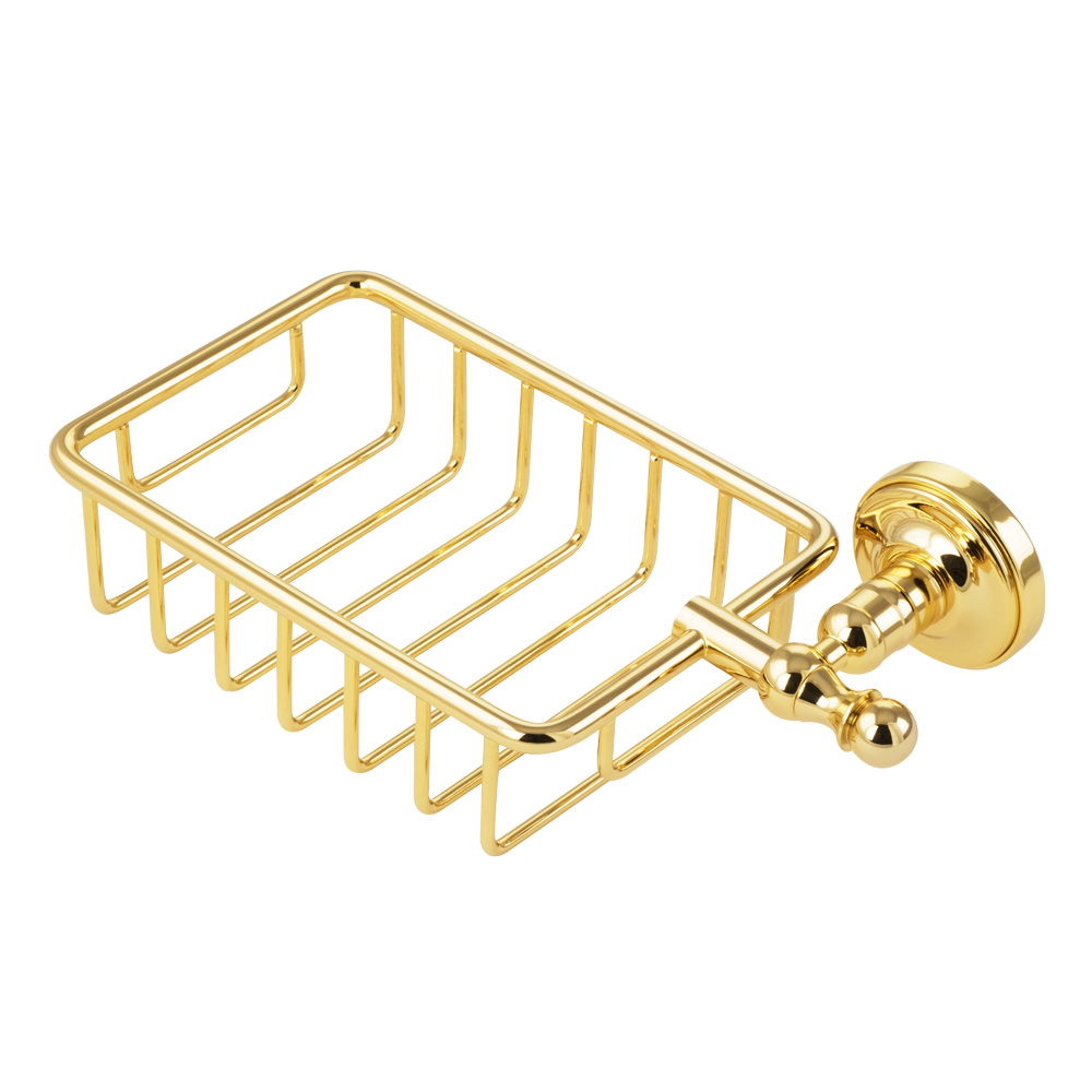 Migliore Mirella Полка-корзинка настенная, цвет: золото 17336