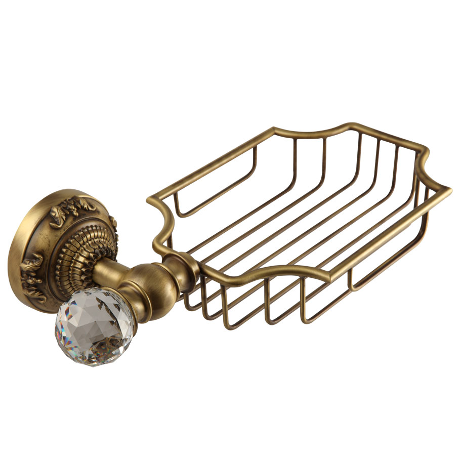 Migliore Cristalia Полка-корзинка настенная, Swarovski, цвет: бронза 16781