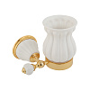 Migliore Olivia Стакан для зубных щеток подвесной, керамический, цвет: золото 17475