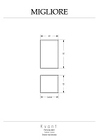 Migliore Kvant Стакан настольный, цвет: золото 29785