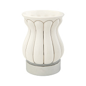 Migliore Olivia Стакан настольный, керамика с декором, цвет: хром 17569