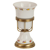 Migliore Provance Стакан настольный, керамика с декором, цвет: бронза 17644