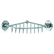 Burlington Arcade Полка решетка угловая 21,7х21,7 см, цвет: хром глянцевый A21 CHR