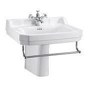 Burlington Edwardian Полотенцедержатель для раковины 53,8 см, цвет: хром глянцевый T3 CHR