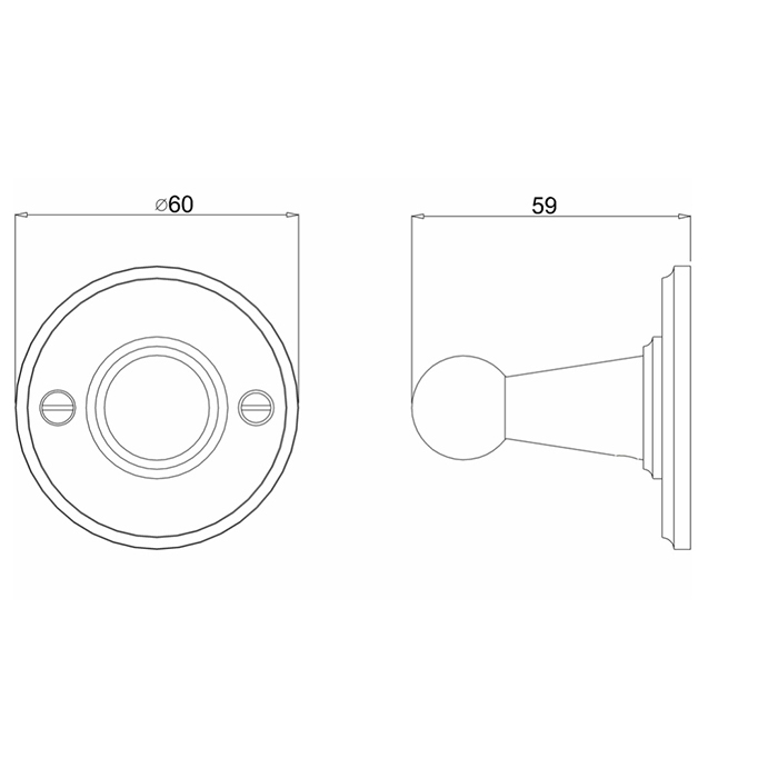 Burlington Gold Крючок для полотенец одинарный, подвесной, цвет: золото глянцевое A14 GOLD