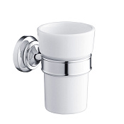 Burlington Savoy Подстаканник, одинарный из керамики, подвесной, цвет: хром глянцевый RA50