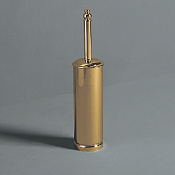 Simas Accessori Victoria Ершик для унитаза напольный с латунной колбой, цвет: золото глянцевое 260208oro