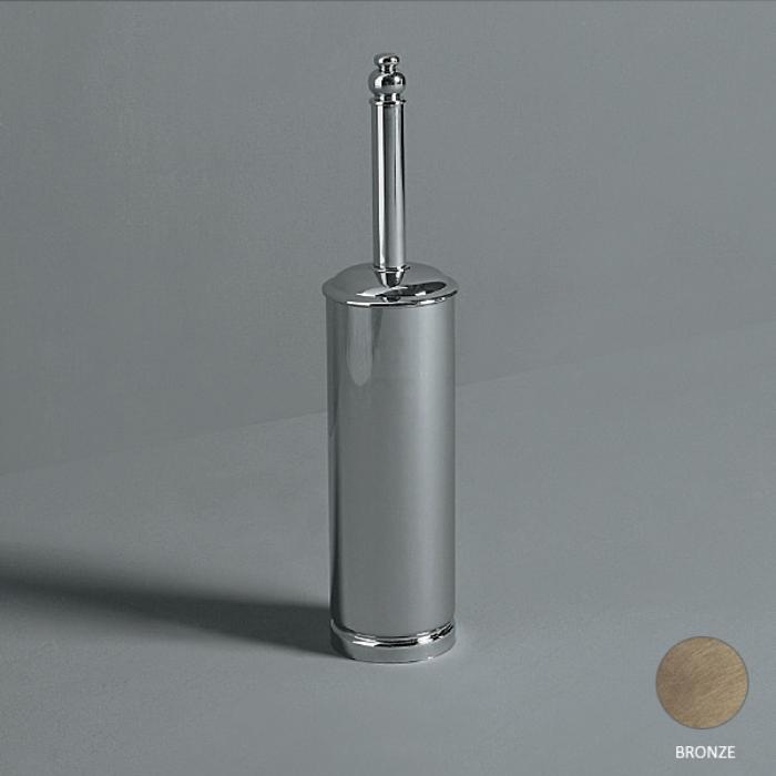 Simas Accessori Victoria Ершик для унитаза напольный с латунной колбой, цвет: бронза глянцевая 260208 br