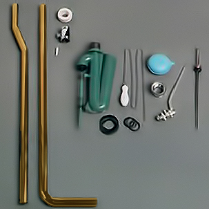 Simas Arcade Механизм слива для бачка AR802/LA06/LO902 без подводки, выс. труба, цвет: золото глянц. R01oro