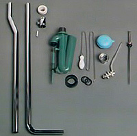 Simas Arcade Механизм слива для бачка AR802/LA06/LO902 без подводки, высок. труба, цвет: хром глянц. R01cr