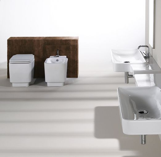 Simas Flow Крышка-сиденье для унитаза, без микролифта, крепление хром, цвет: белый глянцевый FL27bi/cr