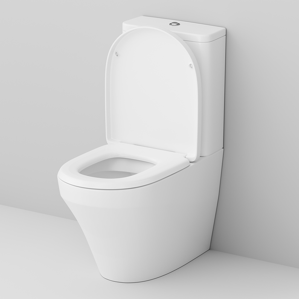 Am.Pm Inspire V2.0 Унитаз-компакт 37х66,5 см, с крышкой микролифт, цвет: белый глянцевый C508607WH