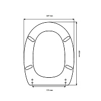 Simas Arcade Крышка-сиденье для унитаза, с микролифтом, крепление хром, цвет: белый глянцевый AR006bi/cr