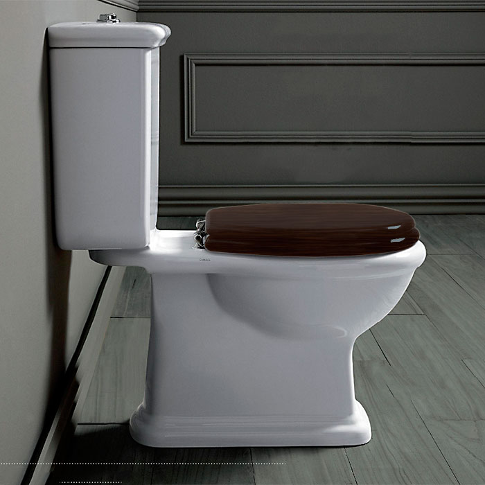 Simas Lante Чаша для унитаза моноблок с вертикальным сливом 42х70,5 см, цвет: белый глянцевый LA07bi