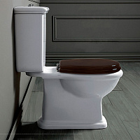 Simas Lante Чаша для унитаза моноблок с вертикальным сливом 42х70,5 см, цвет: белый глянцевый LA07bi