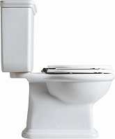 Simas Lante Чаша для унитаза моноблок с вертикальным сливом 42х70,5 см, цвет: белый глянцевый LA07bi