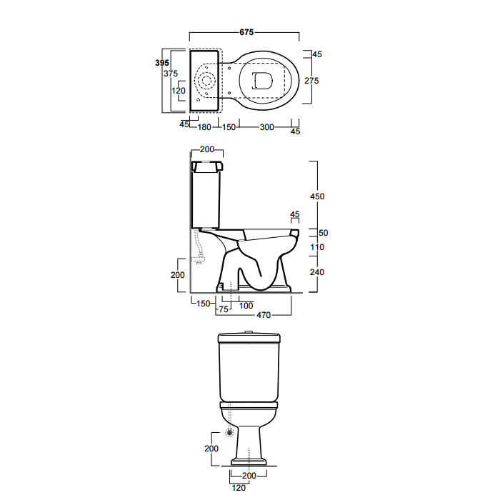Simas Londra Чаша для унитаза моноблок с вертикальным сливом 39,5х67,5 см, цвет: белый глянцевый LO921bi