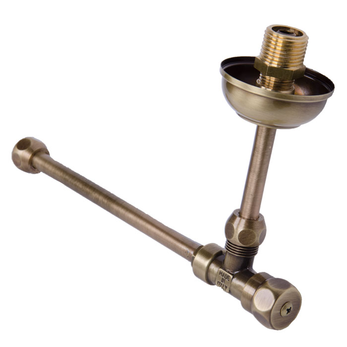 Simas Accessori Victoria Угловой кран для подвода воды, цвет: бронза глянцевая 120006br