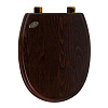 Simas Arcade Крышка-сиденье для унитаза, без микролифта, крепление бронза, цвет: noce AR005noc/br