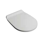 Simas Bormio Крышка-сиденье для унитаза, без микролифта, крепление хром, цвет: белый глянцевый BR005 bi/cr
