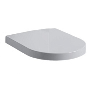 Simas E-Line Крышка-сиденье для унитаза, с микролифтом, крепление хром, цвет: белый глянцевый EL004 bi/cr