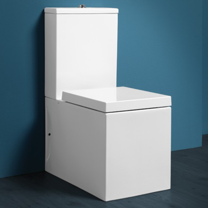 Simas Frozen Бачок с крышкой для унитаза, без механизма смыва, цвет: белый глянцевый FZ09bi