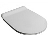 Simas Gambassi Крышка-сиденье для унитаза, без микролифта, крепление хром, цвет: белый глянцевый GA003 bi/cr