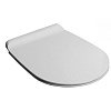 Simas Gambassi Крышка-сиденье для унитаза, с микролифтом, крепление хром, цвет: белый глянцевый GA004bi/cr